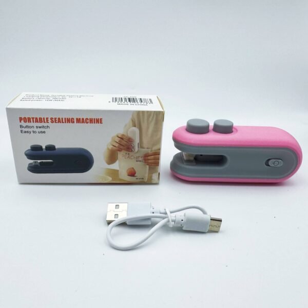 Portable Handheld USB Hot Bag Sealer Food Plastic Snack Sealing Clip Bag Kitchen Gadget Mini Sealer