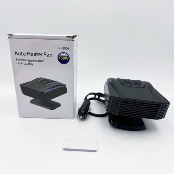 Suction Cup Car Heater with Air Purifier and Defogger Multi-Functional Car Heater Mini Portable Car Heater