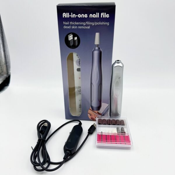 Mini Electric Nail File Compact Nail Remover Tool Portable Electric Nail Clipper Electric Nail Buffer