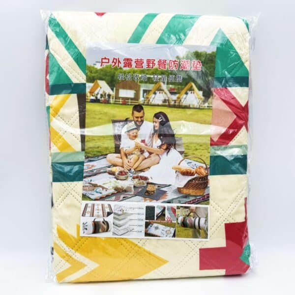 Picnic Mat Outdoor Portable Floor Mat Foldable Moisture-Proof Mat Beach Mat Windproof Family Thickened Lawn Camping Thick Pad