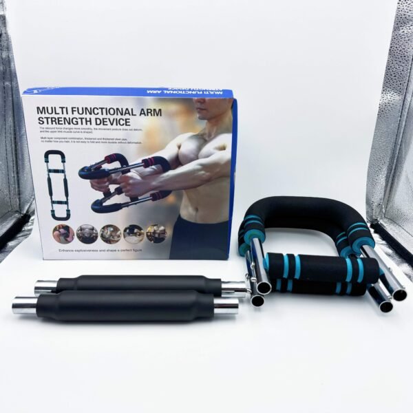 Adjustable U-Spring Arm Strengthener for Men Chest Expansion Arm Pull-Type Grip Strengthener
