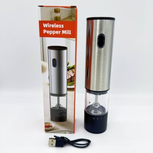 Pepper Electric Grinder Adjustable Coarseness Sea Salt & Sichuan Pepper Automatic Seasoning Jar Portable Grinder