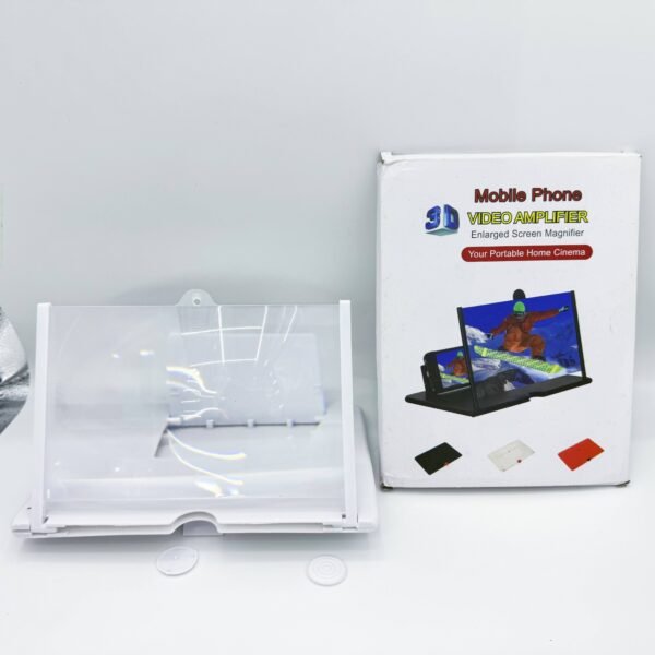 3D Screen HD Mobile Magnifier Phone Desktop Screen Magnifier with Stretching Phone Stand 10-inch