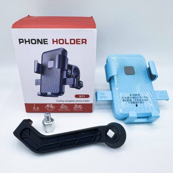 Bicycle, Electric Bike, Motorcycle, and Smartphone Mounting Bracket Shock-Resistant Navigation Phone Holder for Delivery Riders
