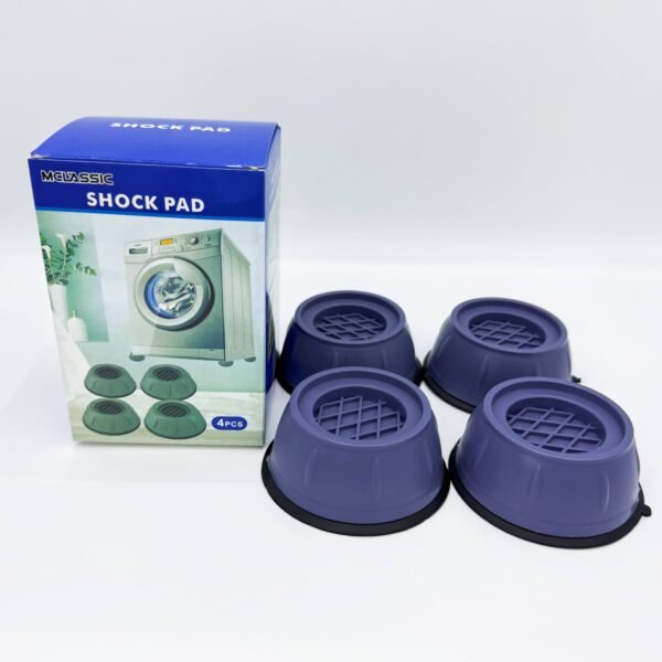 Universal Anti-Slip, Moisture-Resistant, Shock-Absorbing Feet Pads for Washing Machines and Refrigerators Washing Machine Base Shock-Absorbing Feet Pads