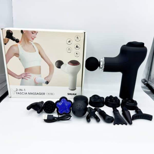 High Power Deep Tissue Massage Gun with Multi Heads