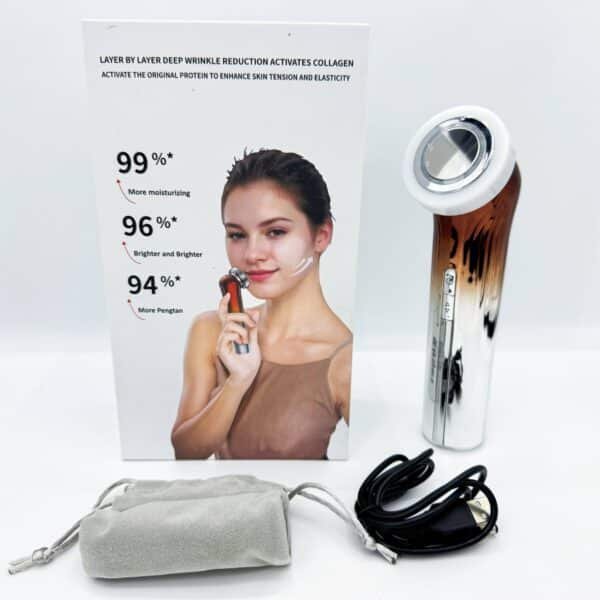 EMS Microcurrent Facial Infusion Device with LED Light Therapy for Face Lifting