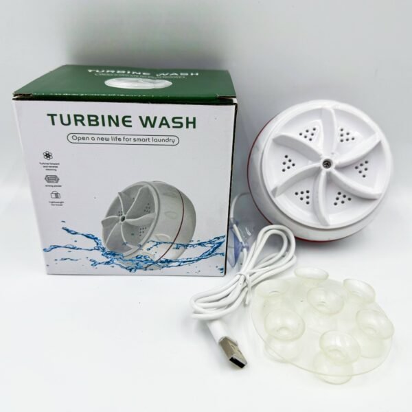 Ultrasonic Mini Washing Machine Turbine Travel Laundry Wonder Fully Automatic Compact Bucket Underwear Portable