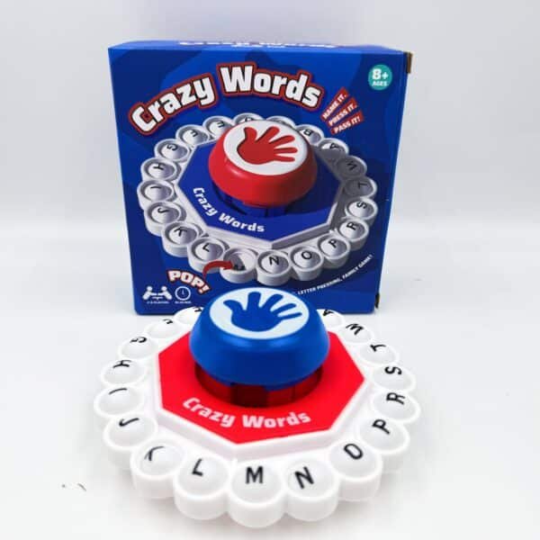 Crazy Alphabet Word Press Board Game Fast-Paced Family Gathering Game Toy