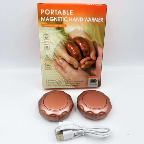 Magnetic Detachable Hand Warmer 2-in-1 Hand Warmer Mini USB Rechargeable Outdoor Use