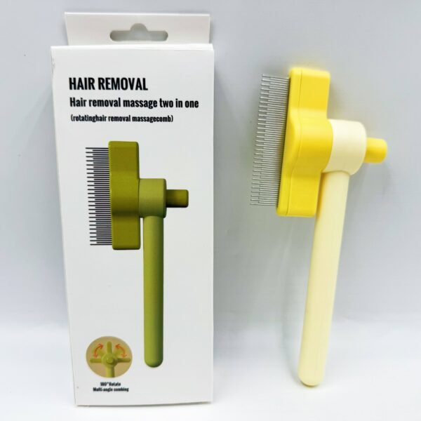 Cat Comb Dog Grooming Comb Long-Haired Pet Comb Fine-Tooth Detangling Brush for Removing Loose Hair Pet-Specific Comb