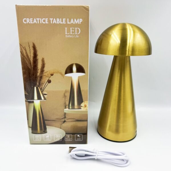 LED Desk Lamp - Minimalist Vintage Dining Room Ambient Lighting Touch-Control USB Charging Bar Night Light