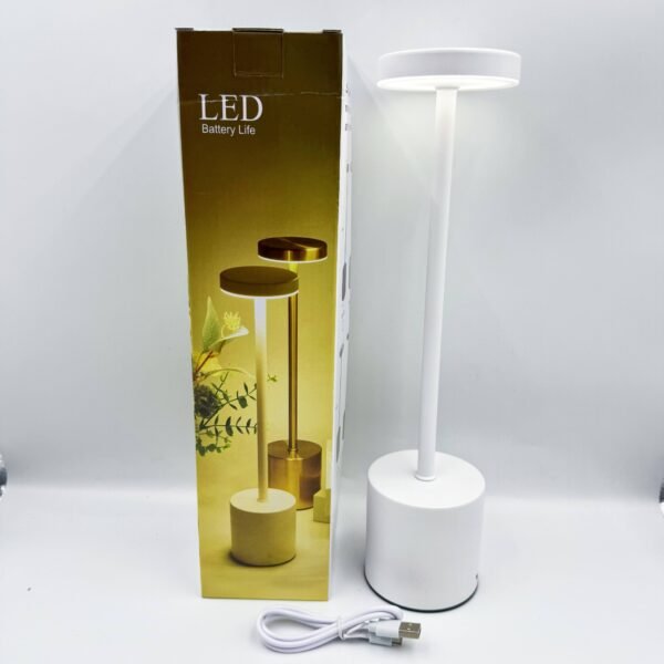 LED I-Beam Table Lamp Bar & Restaurant Outdoor Desktop Decor Ambient Lighting Metal Minimalist Rechargeable Night Light