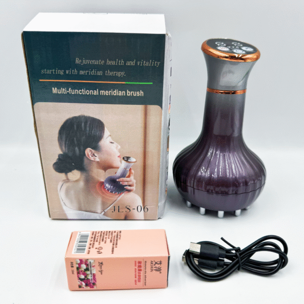 Electric Meridian Brush with Cupping Therapy