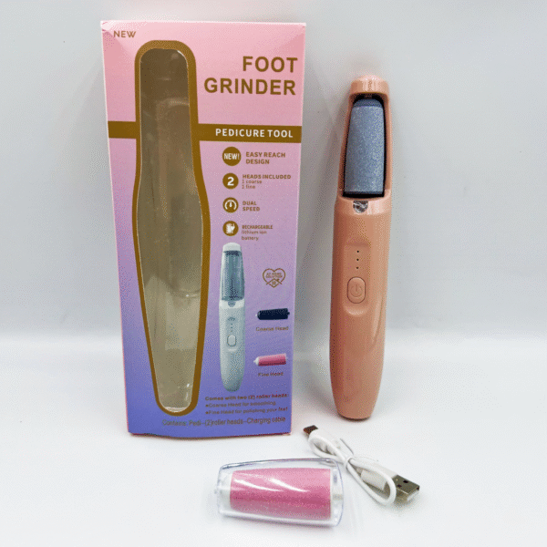 Electric Foot File - New Fully Automatic Wonder Tool for Beautiful Feet Compact Rechargeable Callus & Dead Skin Remover for Foot Scrubbing & Foot Care