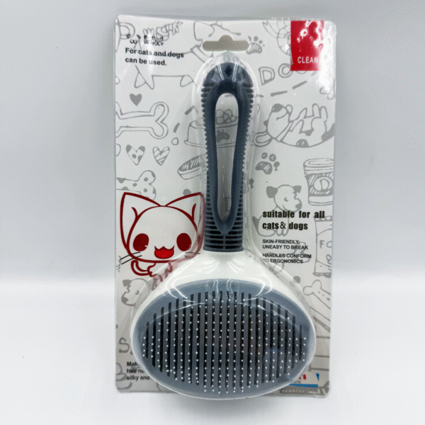Pet Comb for Dogs - Automatic Hair Removal Pet Living Supplies Cat Comb Pet Brush Slicker Brush One-Click Hair Removal Comb
