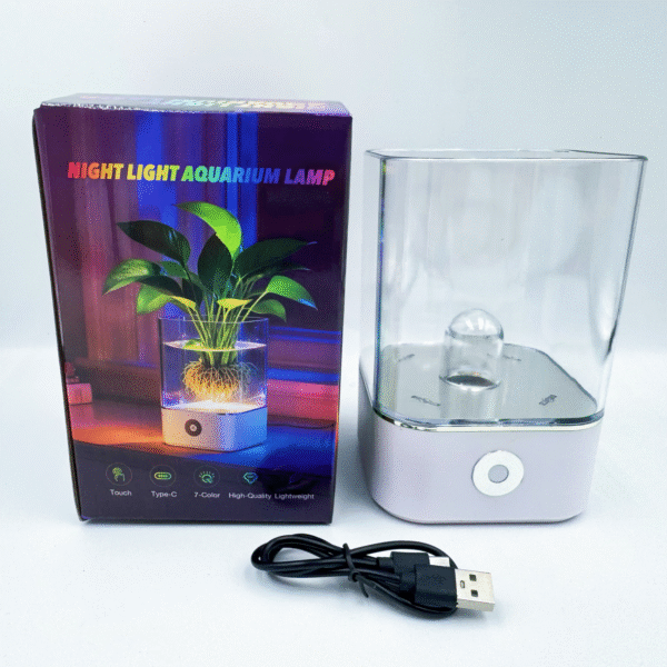Creative Bedroom USB Color-Changing Night Light Aquarium Lamp Bedside Gift Night Light