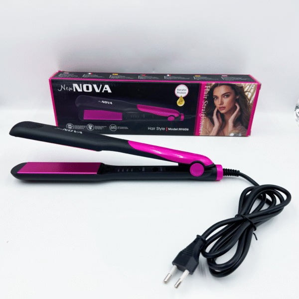 Dual-Function Straightener & Curler for Straight or Curly Hair Gentle on Hair Home Use Curling Iron Large Curls & Straightening Ion-Infused Electric Hair Straightener