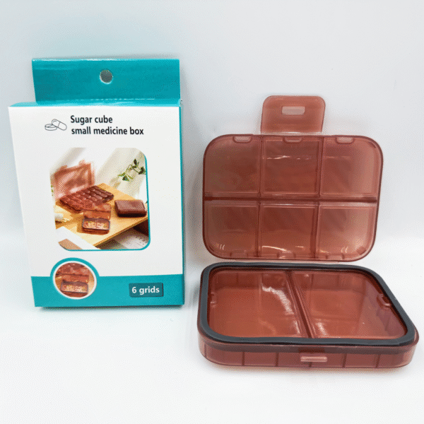 Portable Travel Pill Case - Dustproof, Moisture-Resistant, Sealed Silicone Storage Container for Medication Portioning