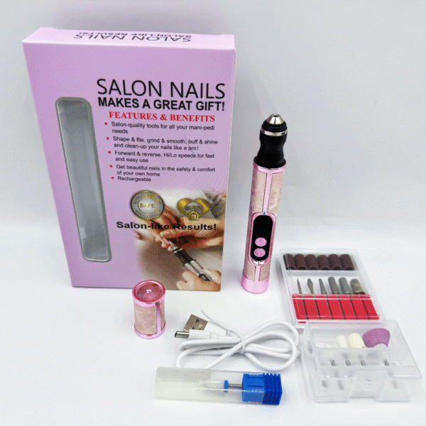 Dongmei Nail File - Compact Cordless Nail Grinder Home Use Portable Manicure Tool Rechargeable Nail File Pen
