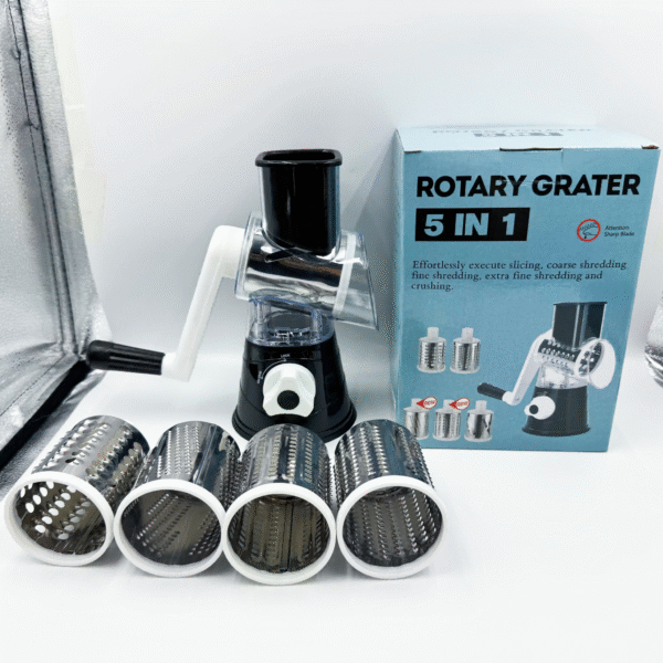 Kitchen Multi-Functional Rotary Vegetable Slicer Hand-Cranked Home Use Shredder & Grater Potato Slicer & Cheese Grater