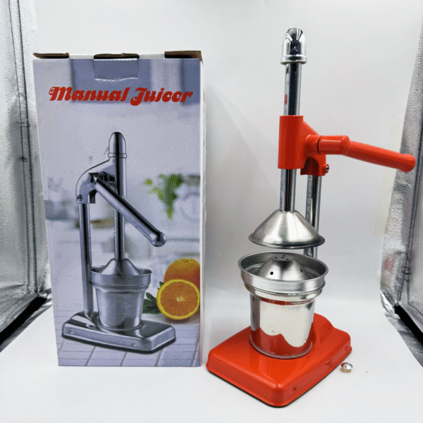 Manual Juicer Orange Squeezer Stainless Steel Home Use Fruit Press for Small Oranges, Sugarcane, and Lemons