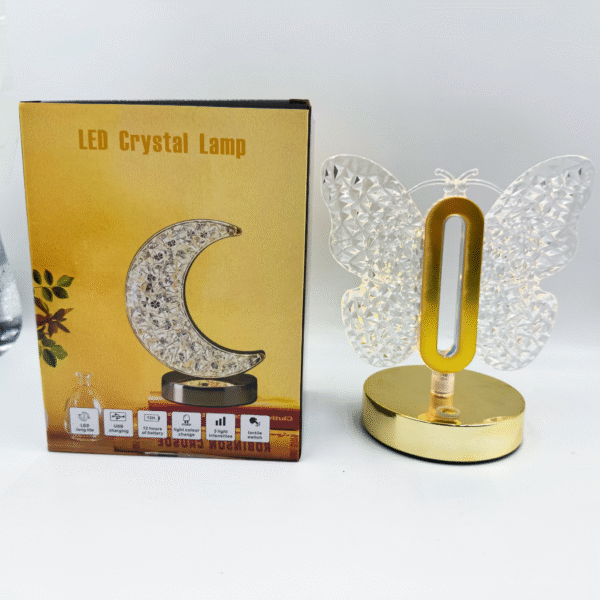 Butterfly Atmosphere Lamp Creative Desk Lamp Bedroom Night Light 3 Colors Rechargeable Stepless Dimming