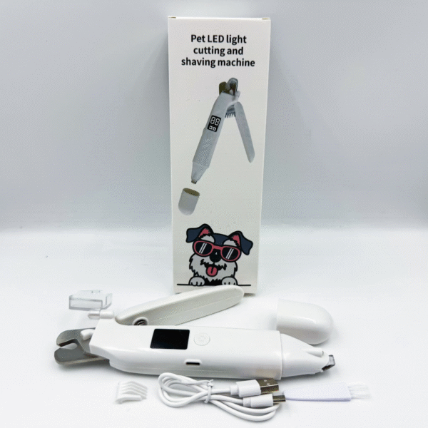 Pet Grooming All-in-One Clipper Cat Nail Clippers Dog Nail Clippers Puppy Nail Clippers Electric Multi-Functional Nail Grinder