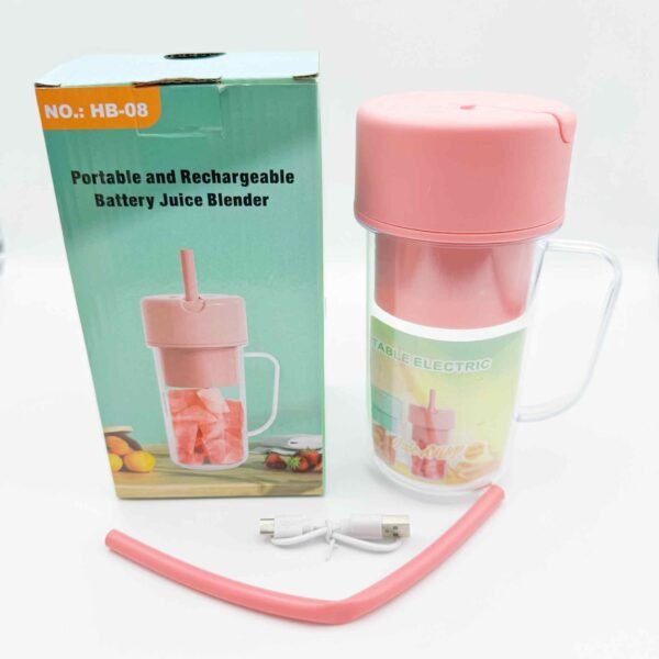 Electric Wireless Usb Charging Fruit Orange Smoothies Juicer Extractor Machine Mini Handheld Portable Citrus Blender and Juicer
