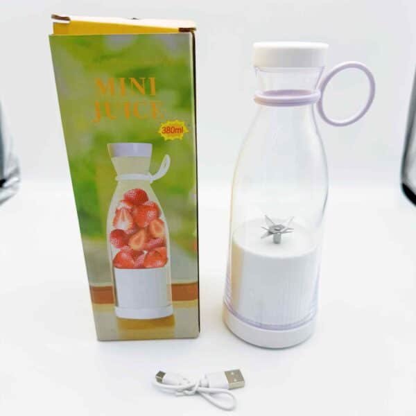Portable Digital Display Electric Juicer Stainless Steel Small Multifunctional Fruit Juice Cup for Home & Outdoor Use