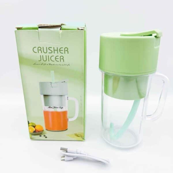 Camping Portable Juice Bucket 600ml Portable Sports Juicer Wireless Charging Juice Cup