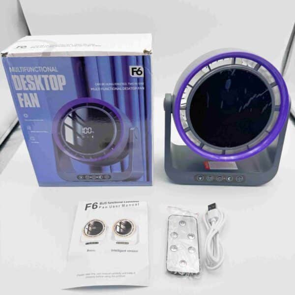 Hot Selling Dual-Use Recharging Desktop Circulating Fan Table Hanging Design for Outdoor and Home Use Hot Consumer Electronics Cooling