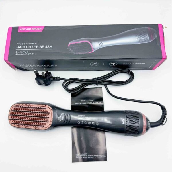 2025 1200W 3 in 1 Ionic Ceramic Tourmaline Hair Dryer Brush for All Hair Types
