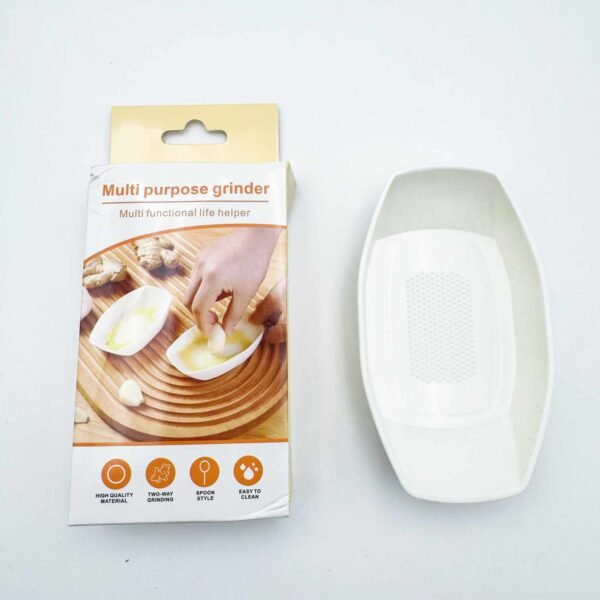 Kitchen Manual Household Grinder Peeler Home Ginger Garlic Self Container Triangular Grinding Baby Fruit Mash Masher