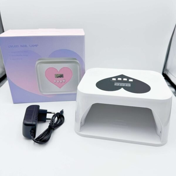 Rechargeable UV LED Nail Lamp for Gel Nails Cordless Manicure Lamp for Nail Art with 4 Timer Settings for Salon