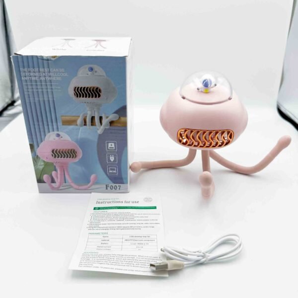 Personal Jellyfish Battery Operated Handheld Baby Stroller Fan Cute Octopus Fan