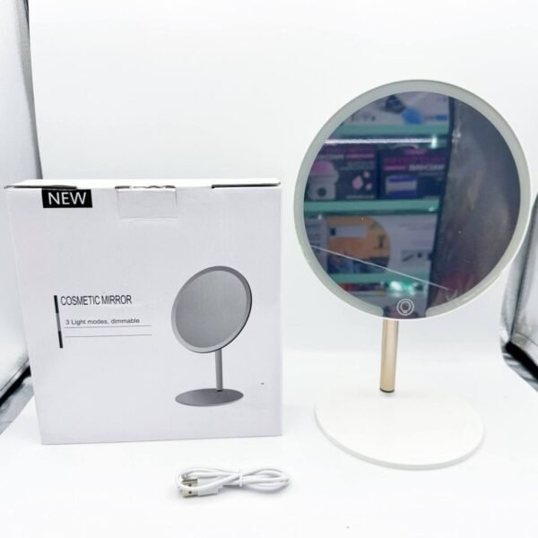 8.5 INCH Light LED Vanity Makeup Mirror 3 Lighting Modes Dimmable Round Cosmetic Mirror