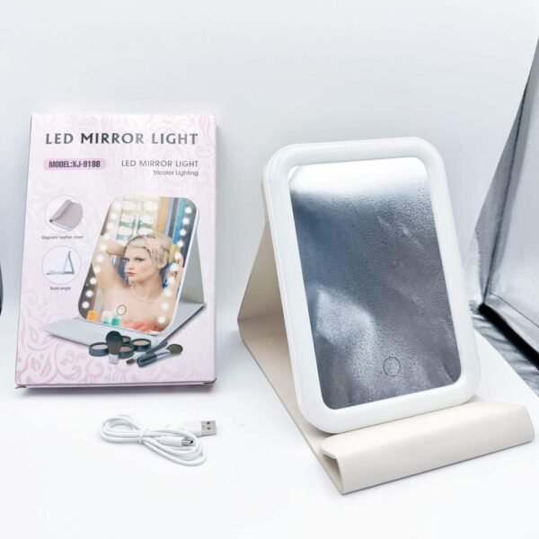3 Color Temperature Light Portable Desktop LED Makeup Mirror for Mijia YOUPIN Judy