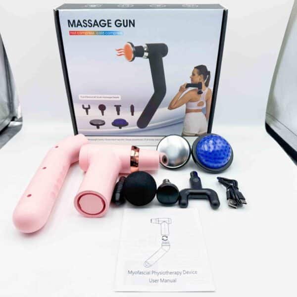 Cold and Hot Compress Fascia Gun: Detachable, Extended, Rehabilitation Physiotherapy, High-Power Muscle Relaxation Massager