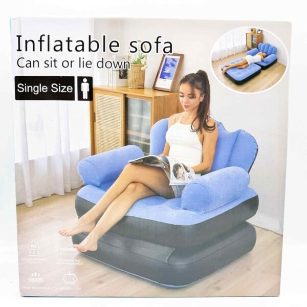 Inflatable Sofa for Living Room air Sofa Bed with Pump Chair Set Portable Inflatable Couch Sofa Home Furniture Weilian Supplier