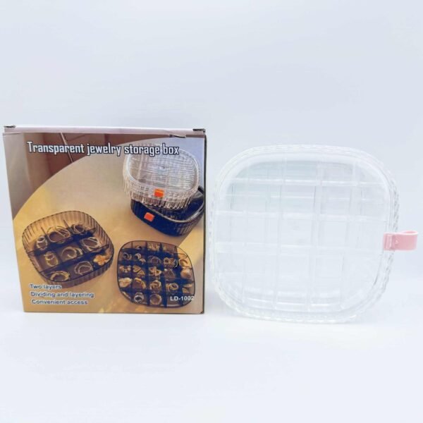 Factory Wholesale Transparent Plastic Jewelry Storage Box Acrylic Jewelry Storage Box