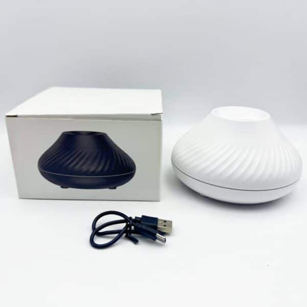 Simulated Flame Aromatherapy Machine Household Desktop Essential Oil Diffuser Ultrasonic Atomizer Mute Spray Humidifier