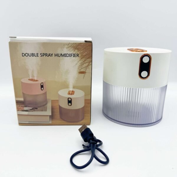 Intelligent Humidifier 2L Large Capacity 4000mA Large Battery Display Screen Function Dual Spray Humidifier