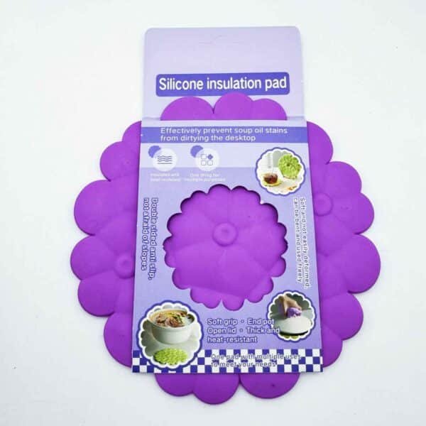 Multipurpose Heat Resistant Silicone Hot Pads Drying Trivet Insulation Mat Non-Slip Waterproof Coasters Pot Holders for Table