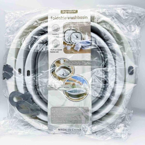 Plastic Folding Baby Bath Tub with Temperature Control Ergonomic Collapsible Baby Bath Tub Set