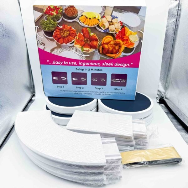 Explosive Sale Portable Plastic Lazy Susan Revolution Table Tray Rotating Portable Meal Tray