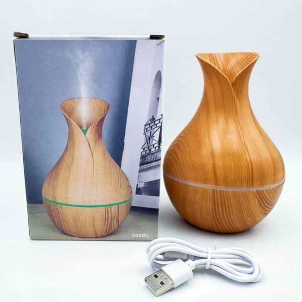 Mini Wood Humidifiers Aroma Diffuser Usb Mini Air Perfume Diffuser Electric Fragrance Air Scent Diffuser Ultrasonic