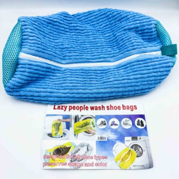 2025 Portable Travel Shoe Mesh Laundry Cleaning Bag Tear Resistant Shoe Washing Machine Bag