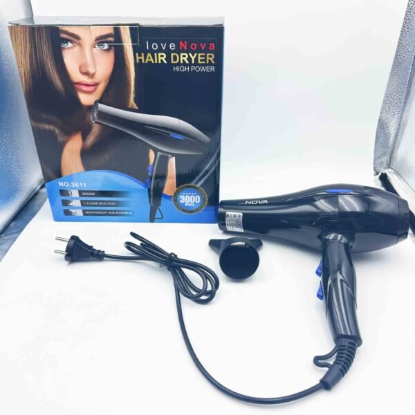 Wholesale Professional Hair Dryer 12pcs Set Negative Ion Lightweight Salon Household 3 Heat Settings High Speed Hair Dryer
