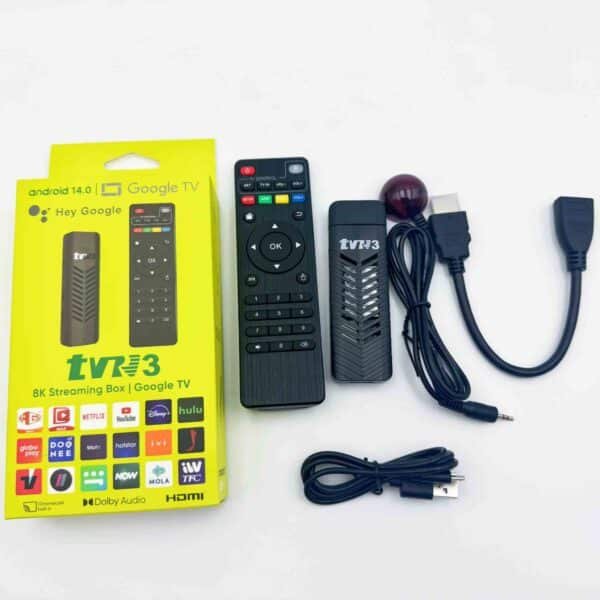 Factory High Quality Mortal Android9.0 TVStick Manufacturer Mortal TVR3-S Amlogic S905L 8GB 128GB 4K Wifi 2.4G Android TV STICK